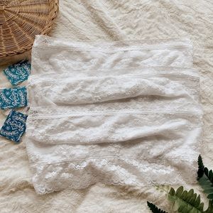 Free People • 3 Pack White Lace Bandeau